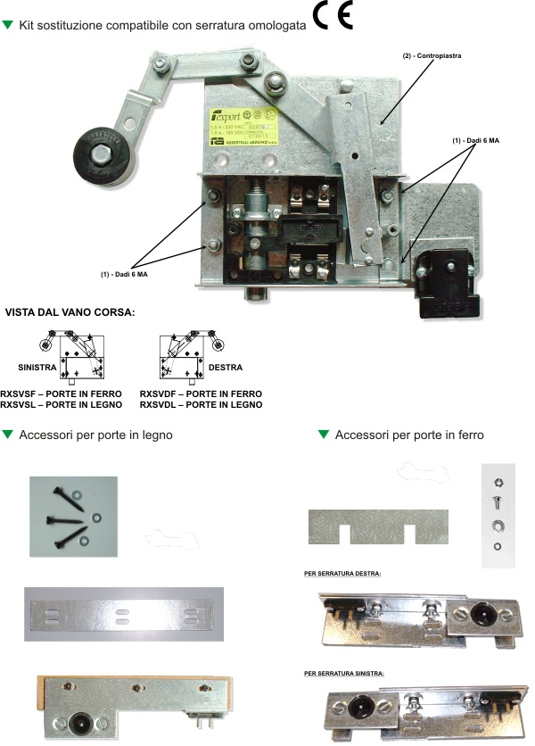 Kit sostituzione rapida Safov 